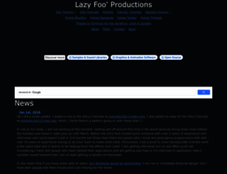 lazyfoo.net screenshot