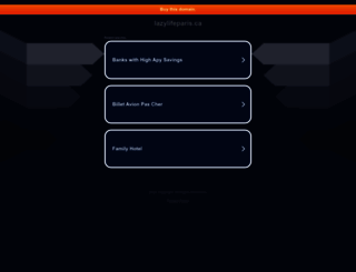lazylifeparis.ca screenshot
