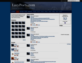 lazypoets.com screenshot