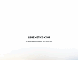lbgenetics.com screenshot