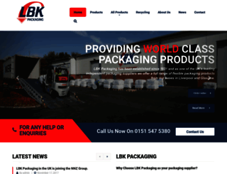 lbk-packaging.co.uk screenshot