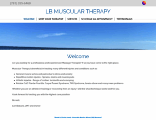 lbmusculartherapy.com screenshot