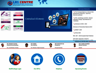 lbscentre.in screenshot