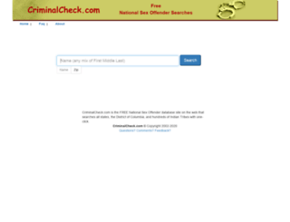 lbsearch.criminalcheck.com screenshot