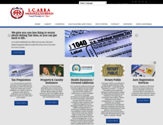 lcarrainsuranceagency.com screenshot