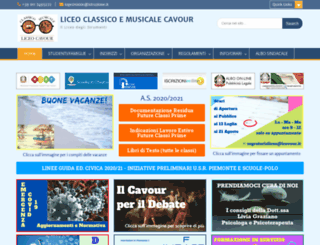 lcavour.gov.it screenshot