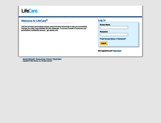 lifecare login management event services life
