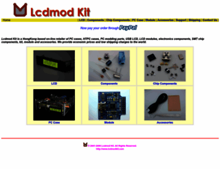 lcdmodkit.com screenshot
