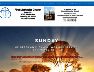 lcfumc.org screenshot