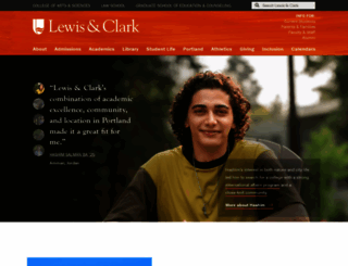 lclark.edu screenshot