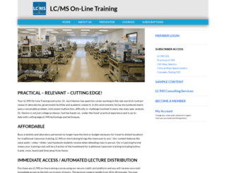 lcms-online-training.com screenshot
