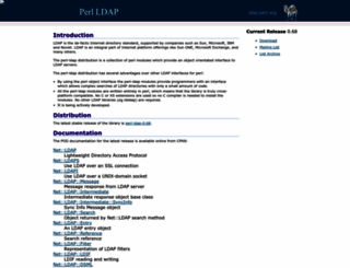 ldap.perl.org screenshot