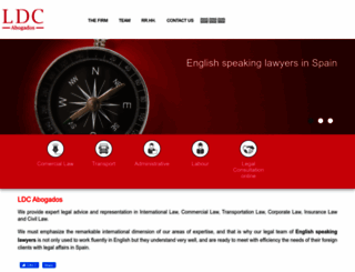 ldcabogados.com screenshot