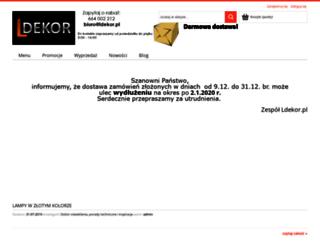ldekor.pl screenshot