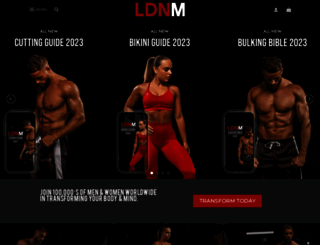 ldnmuscle.com screenshot
