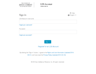 ldsaccount-classic.lds.org screenshot