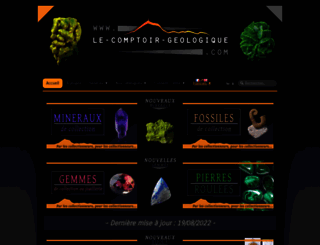 le-comptoir-geologique.com screenshot