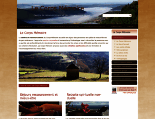 le-corps-memoire.fr screenshot