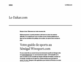 le-dakar.com screenshot
