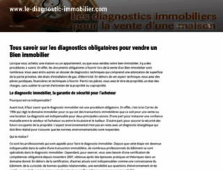 le-diagnostic-immobilier.com screenshot