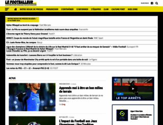 le-footballeur.com screenshot