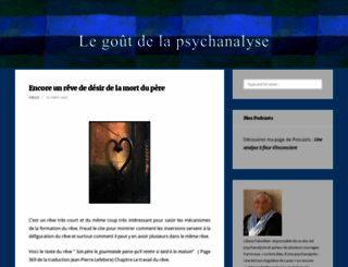 le-gout-de-la-psychanalyse.fr screenshot