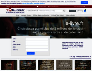 le-livre.fr screenshot