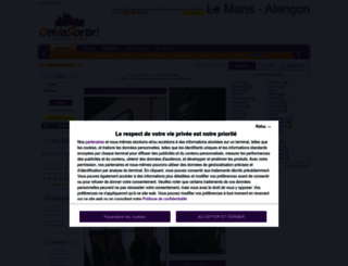 le-mans.onvasortir.com screenshot