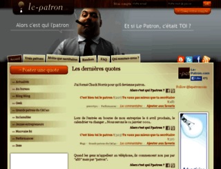 le-patron.com screenshot