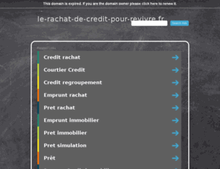le-rachat-de-credit-pour-revivre.fr screenshot
