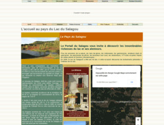 le-salagou.com screenshot