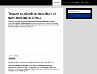 le-site-des-plombiers.com screenshot