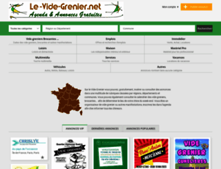 le-vide-grenier.net screenshot