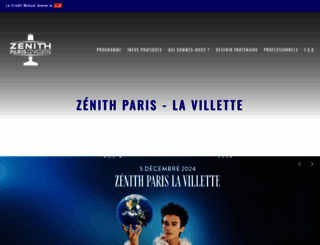 le-zenith.com screenshot