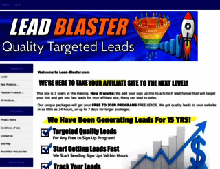 lead-blaster.com screenshot