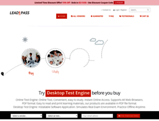 lead1pass.com screenshot
