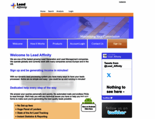 leadaffinity.com screenshot