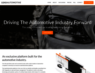 leadautomotive.co.uk screenshot