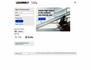 leadbolt.echosign.com screenshot