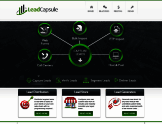 leadcapsule.com screenshot
