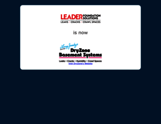 leaderbasementsystems.com screenshot
