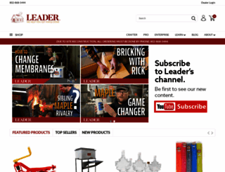 leaderevaporator.com screenshot