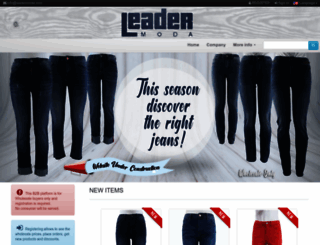 leadermoda.com screenshot
