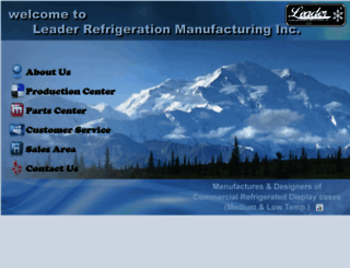 leaderrefrigerator.com screenshot