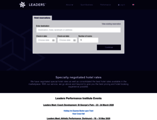 leadersfans.hotelplanner.com screenshot