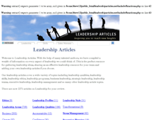 leadershiparticles.net screenshot