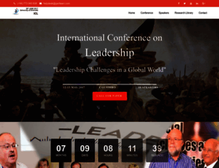leadershipconference.globalacademicresearchinstitute.com screenshot