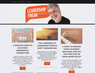 leadershipfreak.wordpress.com screenshot