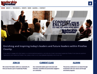 leadershippinellas.com screenshot