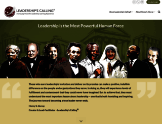 leadershipscalling.com screenshot
